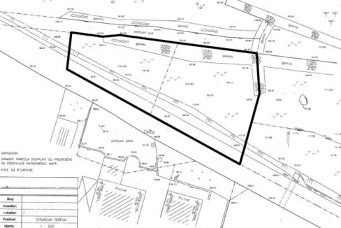 Marked map