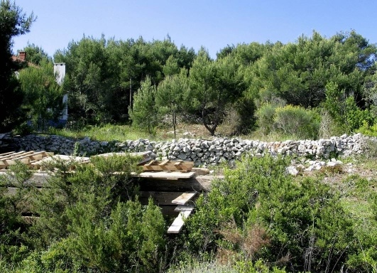 Site view from the sea