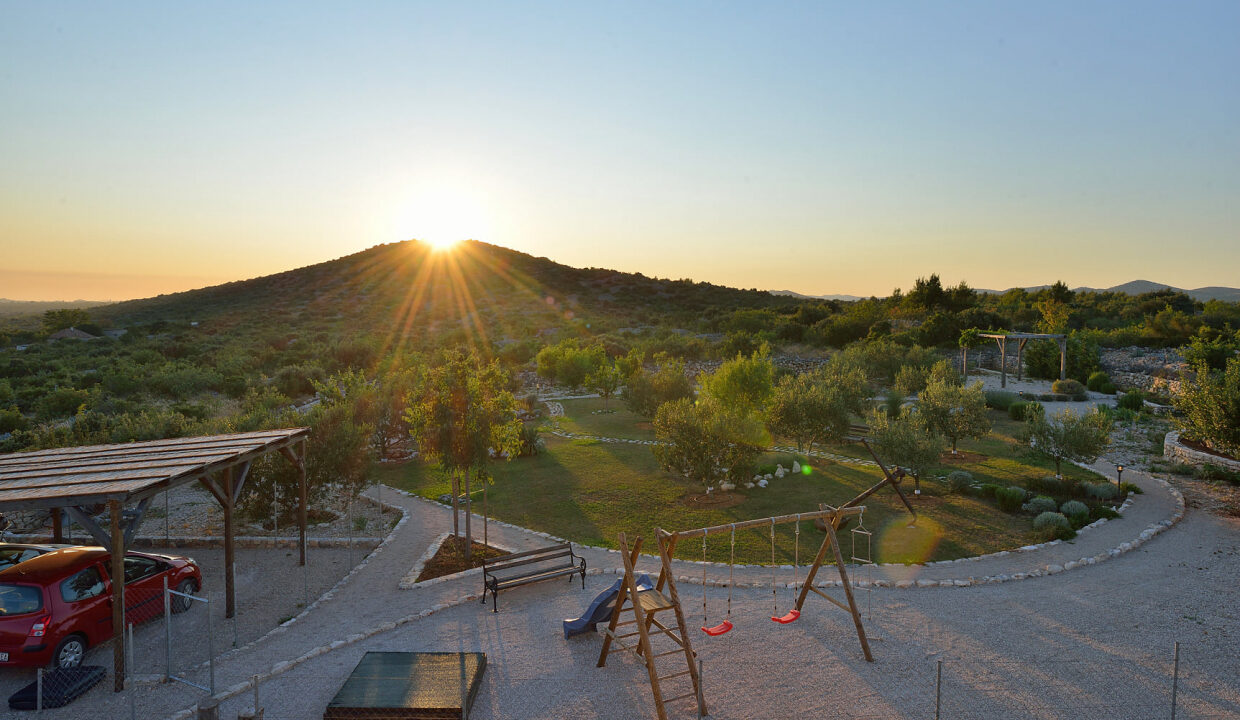 Außergewöhnliches Steinhaus Sibenik Stadtblick