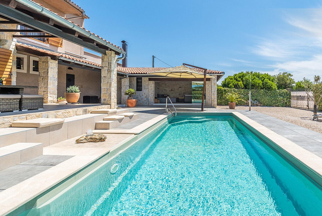 Außergewöhnliches Steinhaus Sibenik Stadtblick