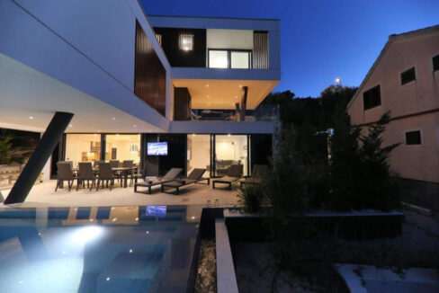 Neue Villa mit Meerblick auf Ugljan