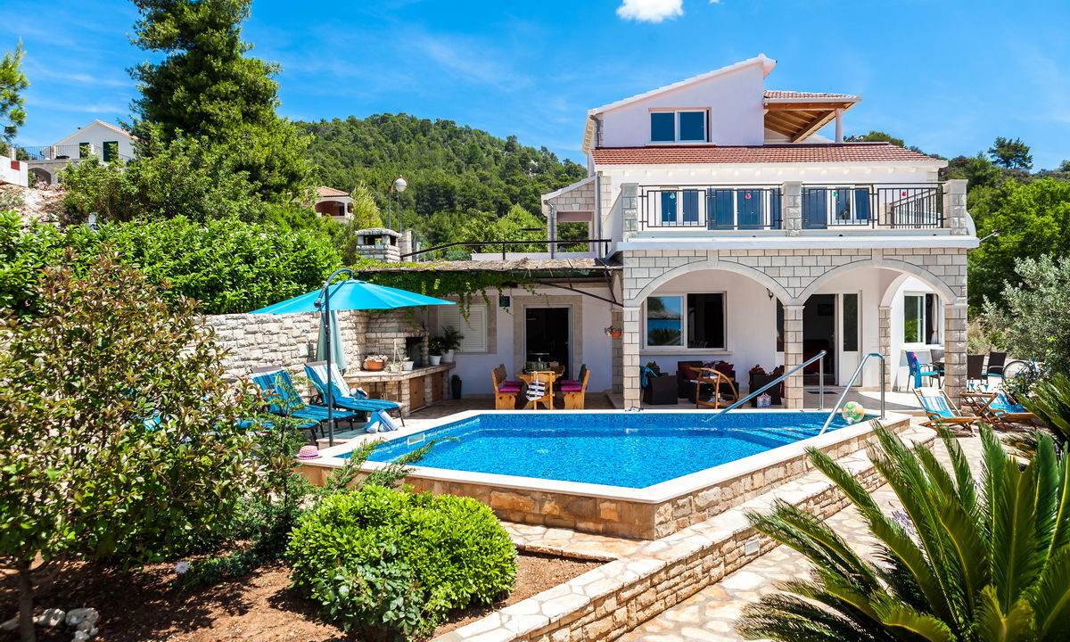 Haus am Meer in der Bucht - Insel Korcula