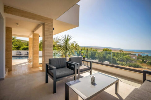 Neue Villa mit Meerblick in der Nähe von Zadar