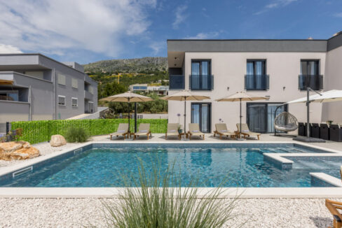 Neues Meerblick-Ferienhaus Podstrana