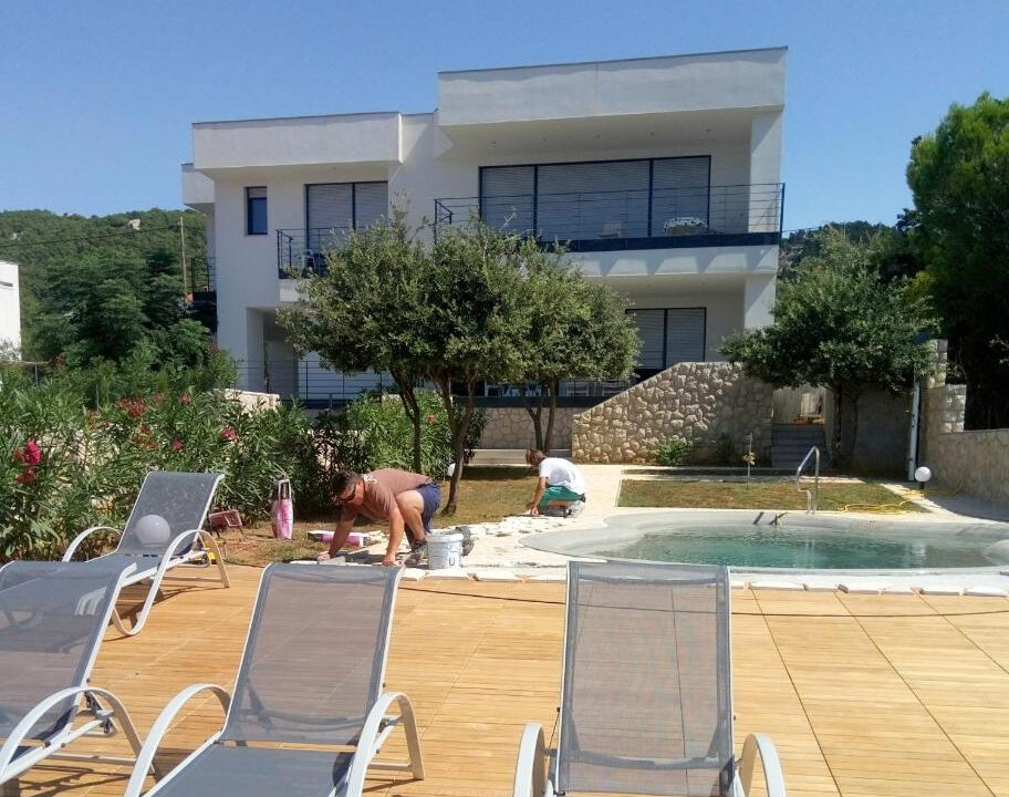 Erstaunliche Villa direkt am Meer auf der Insel Rab