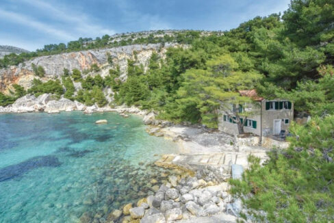 Haus am Meer auf der Insel Hvar