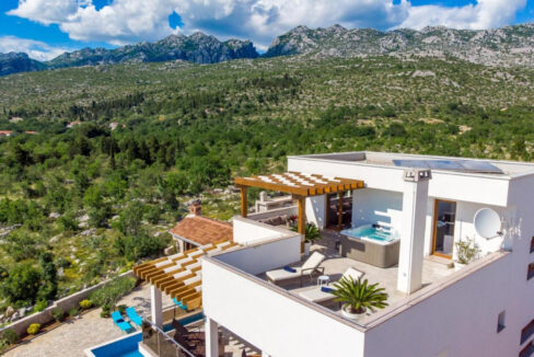 Wunderschöne Villa mit Meerblick in der Region Zadar