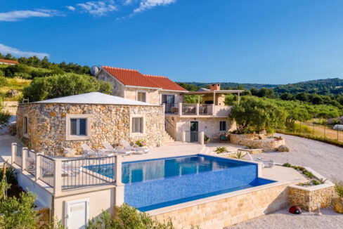 Steinhaus auf der Insel Brac