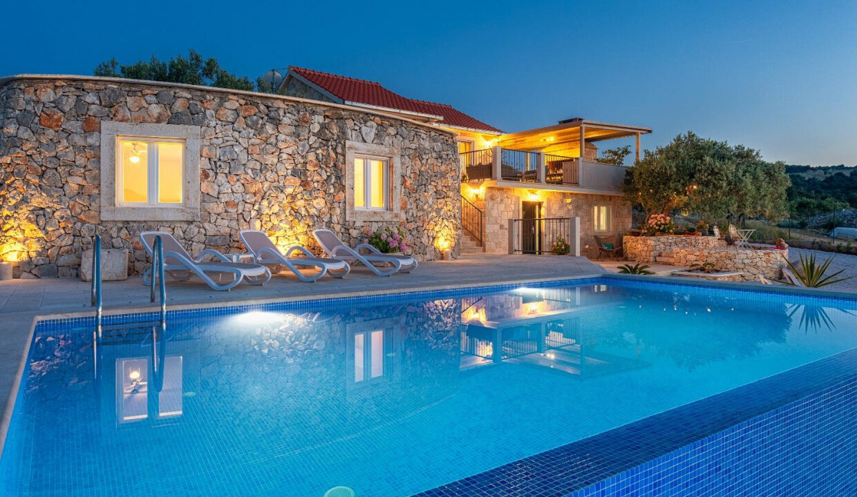 Steinhaus auf der Insel Brac