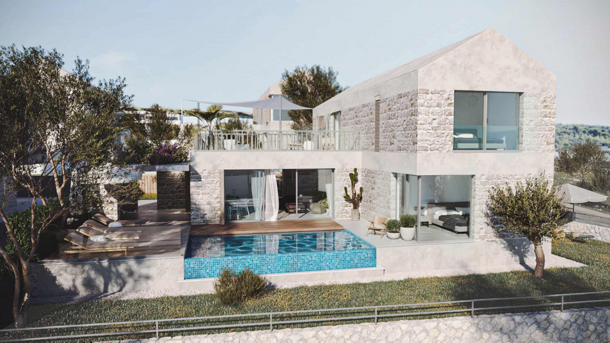 Projekt Villa auf der Insel Bra?