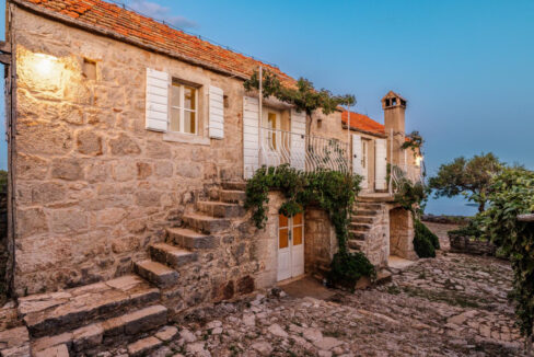 Steinvilla auf der Insel Hvar