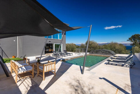 Villa mit Meerblick bei Labin