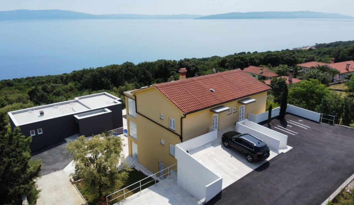 Haus mit Meerblick bei Labin