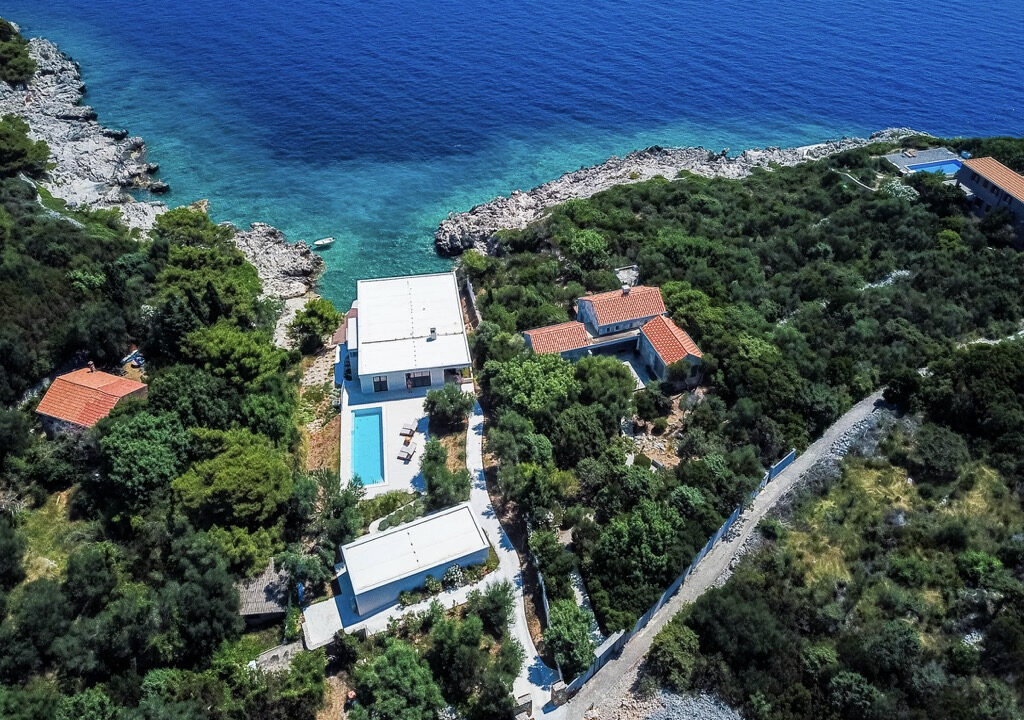 Einzigartige moderne Villa am Meer mit privatem Strandzugang - Insel Kolocep