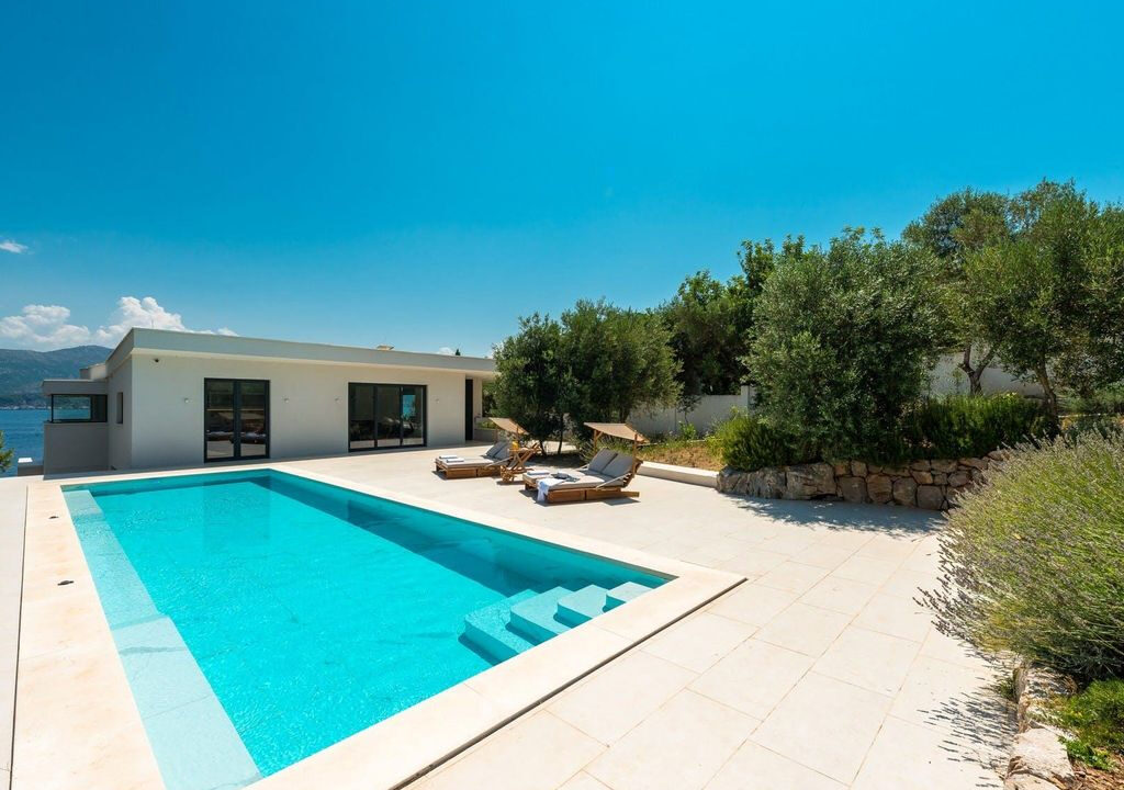 Einzigartige moderne Villa am Meer mit privatem Strandzugang - Insel Kolocep
